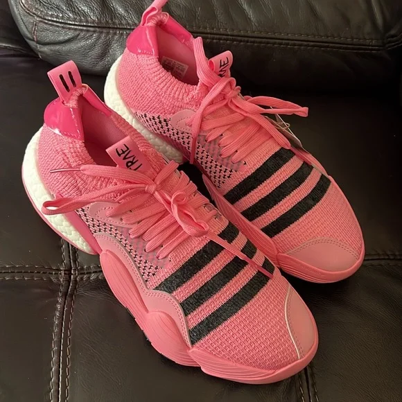 Adidas Trae Young 2 pink trap house  basketball men’s shoes size 9 NWT - Picture 4 of 8